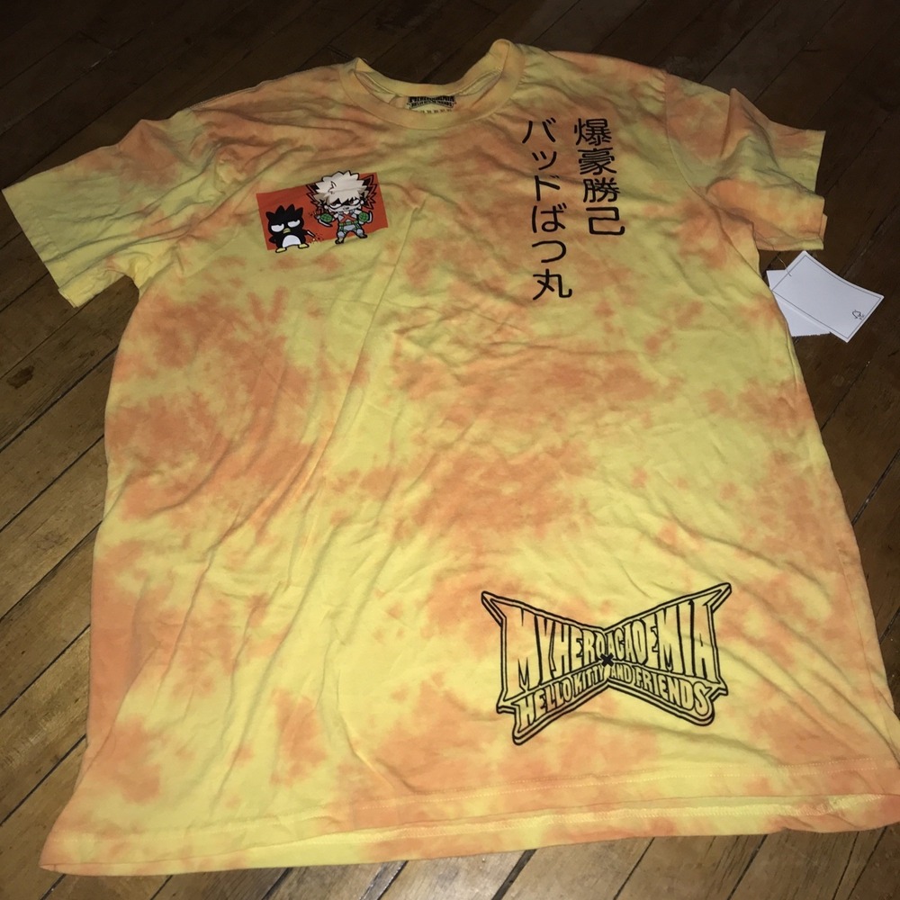 My Hero Academia Hello Kitty Friends Adult XL NWT‎ T-Shirt